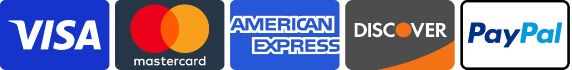 Planned payment methods: Visa, Mastercard, American Express, Discover, and PayPal